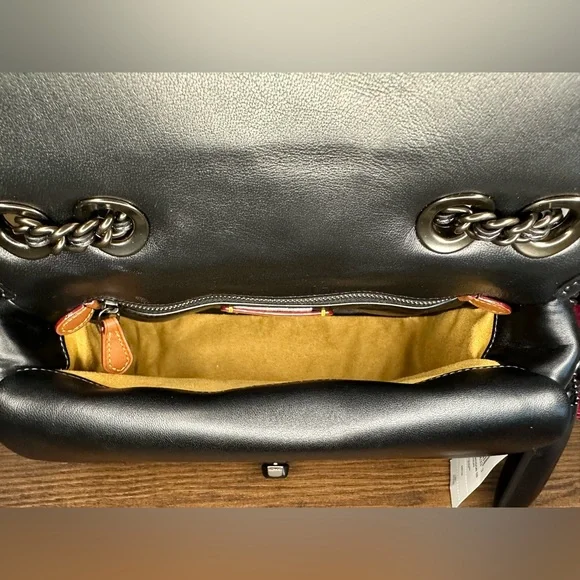 S⭕️LD‼️New Coach Pillow Madison Shoulder Bag With Quilting in Black - Picture 8 of 12